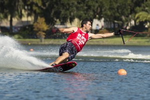 Brian Detrick at 2014 US Open on Water Skiing. Photo: John Mommer